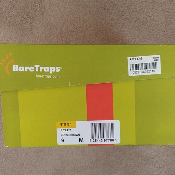 Bare Traps Tyley Leather Scrunchy Heel Booties 9M Brown - Picture 4 of 16